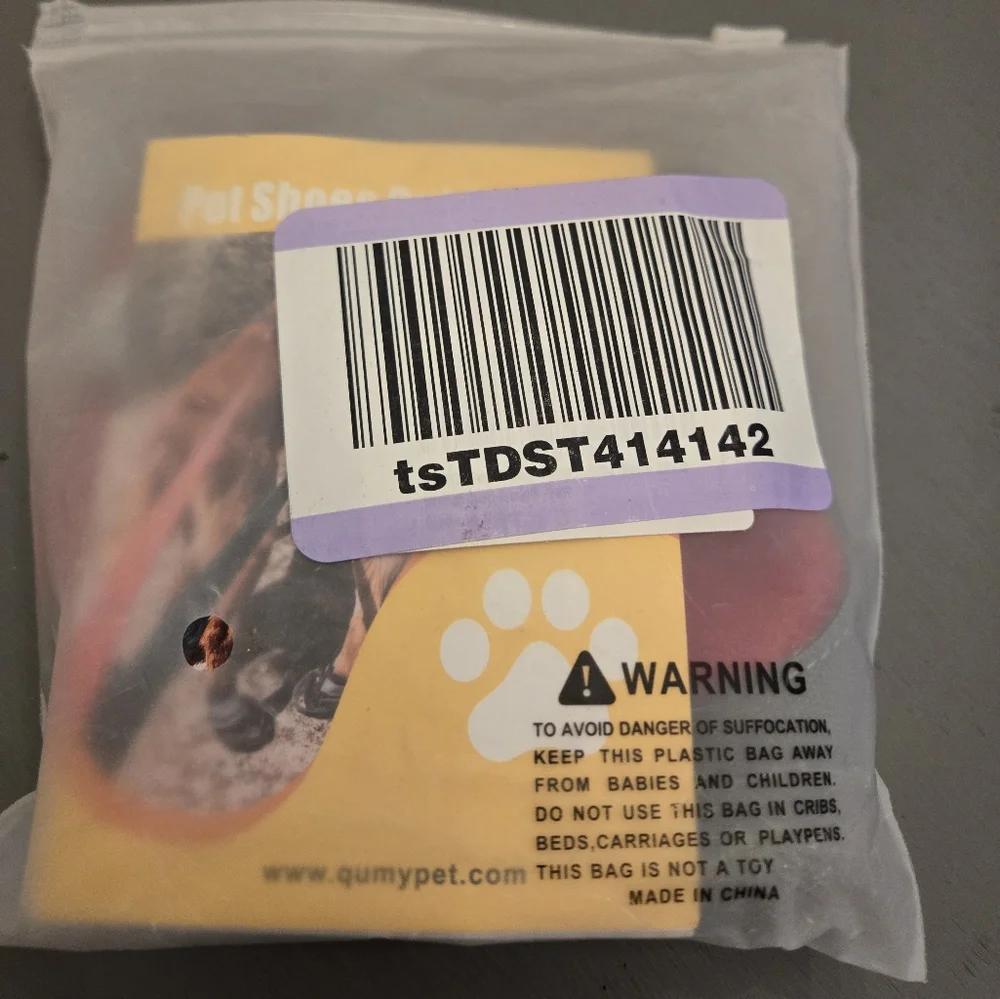 Qumypet 2pk size 3 Dog Shoes NEW
